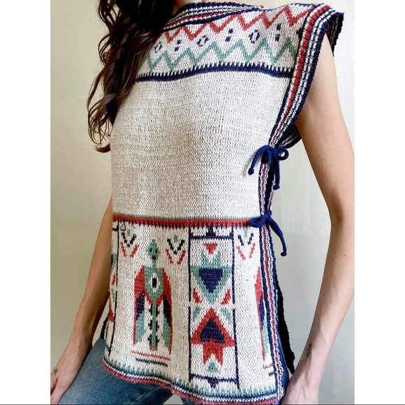 Vintage side tie sweater - Picture 10 of 10